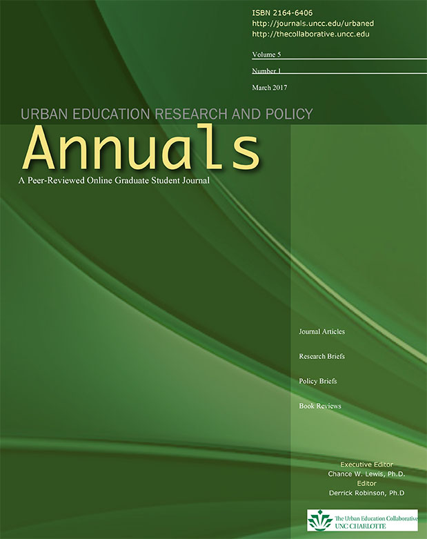 					View Vol. 5 No. 1 (2017): UERPA Education Research & Policy Annuals
				