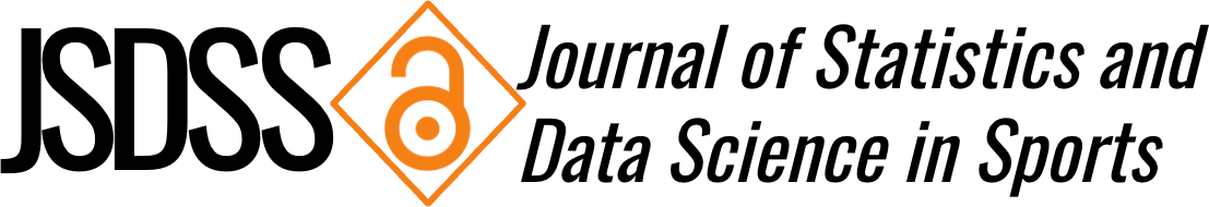 Journal of Statistics and Data Science in Sports with unlocked logo inside diamond