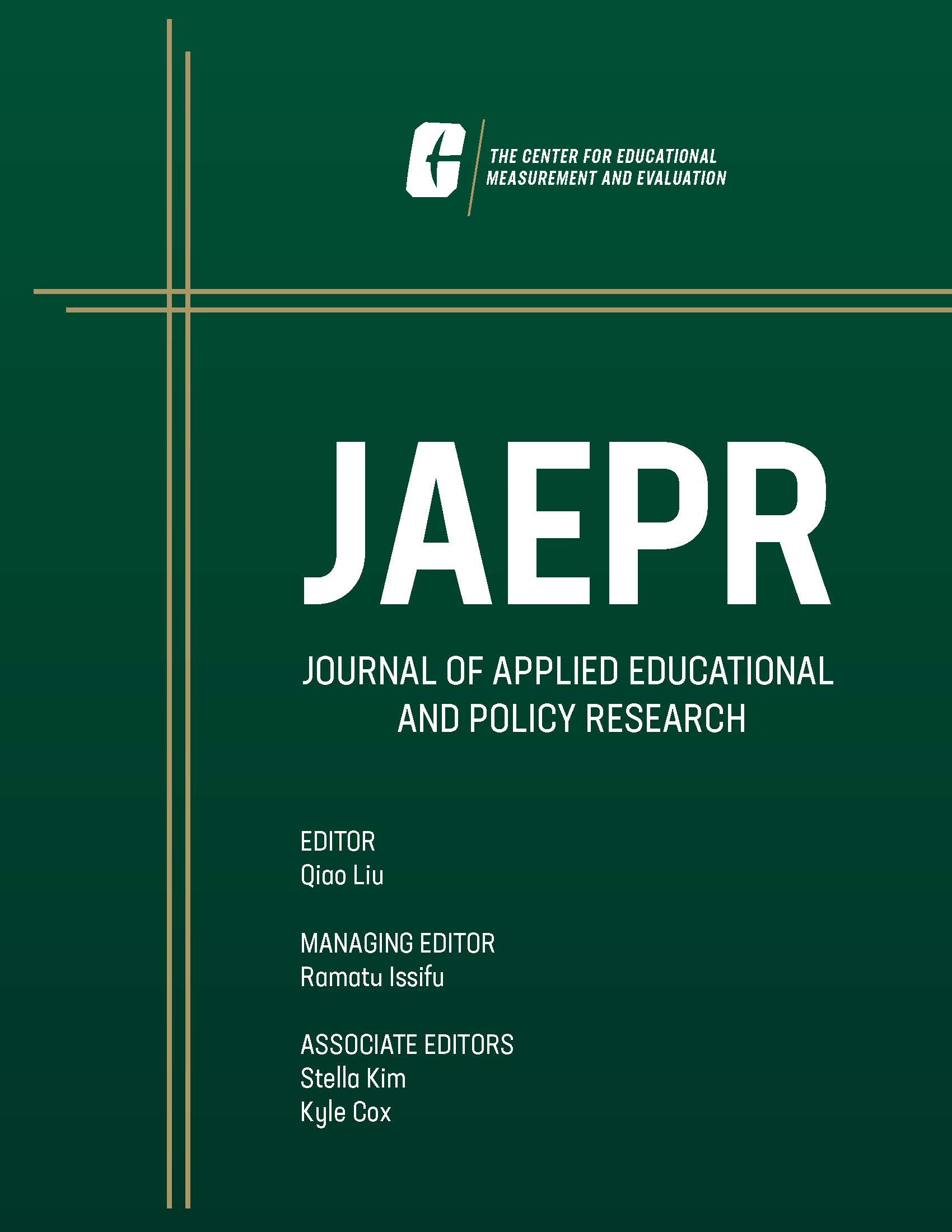 					View Vol. 10 No. 2 (2025): Background Characteristics, Transfer Goals, and Engagement of International Community College Students in North Carolina
				